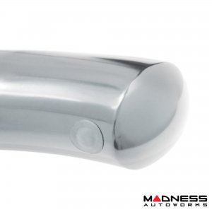 Ford Bronco Nerf Step Bars - 2 Door - Pro Traxx 4 Oval - Polished - Westin Ford Bronco Nerf Step Bars - 2 Door - Pro Traxx 4 Oval - Polished - Westin